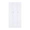 Tuhome Ohio Armoire Wardrobe with 3-Doors. 2-Drawers. and 4-Tier Shelves -White CLB9031 - alternate 2